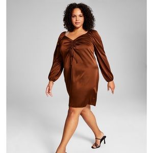 NWT And Now This Baby Doll Satin Dress SZ 1X